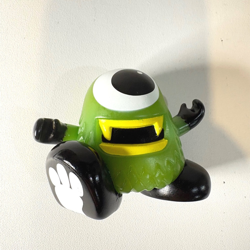 Green One Eyed Monster Vinyl Figure Mini Collectible Toy 2.5 Inch